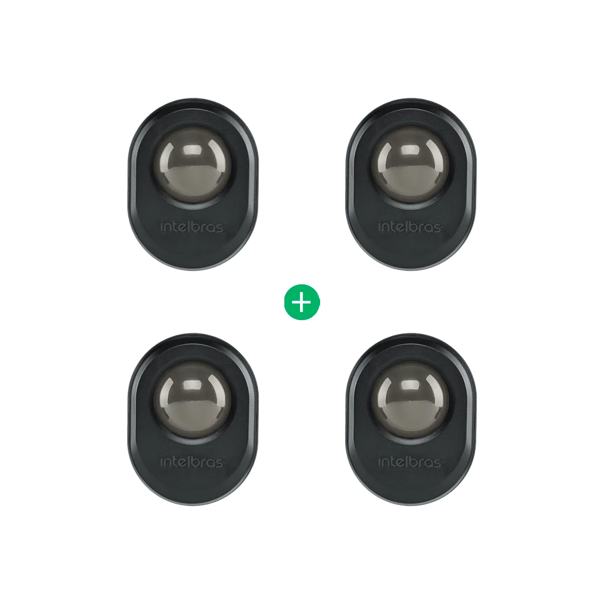 Kit Interruptor Sensor de Presença ESPI 360 A Preto - 4 unidades