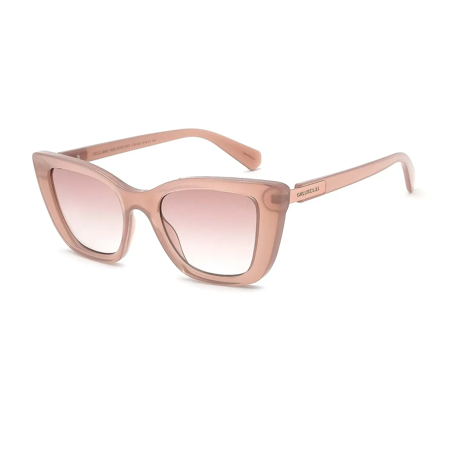 Óculos de Sol Feminino Chilli Beans Quadrado Bege — imagem 1