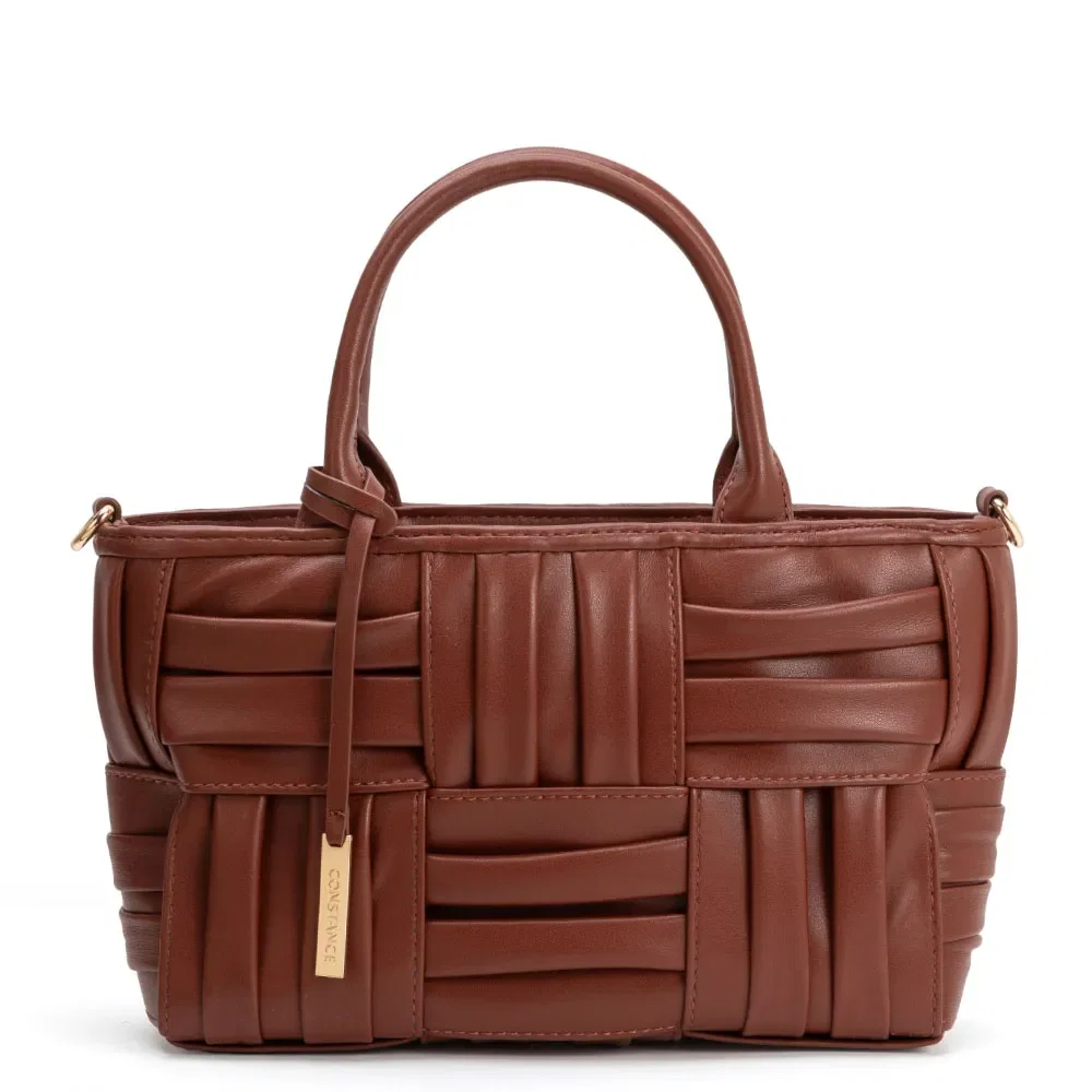 Bolsa Tote Drapeada Bordô