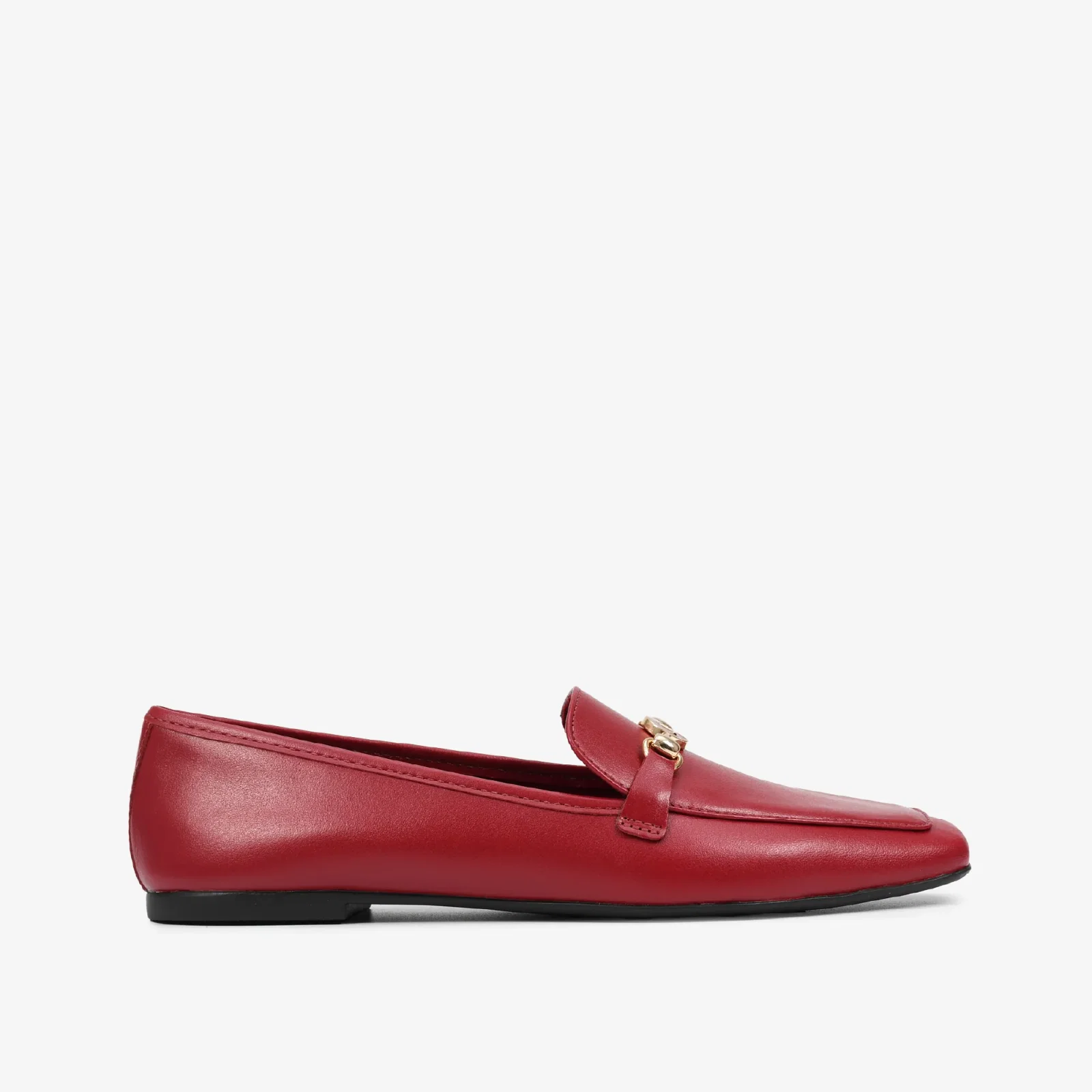 Loafer Bridão Vermelho Berry Couro — imagem 1