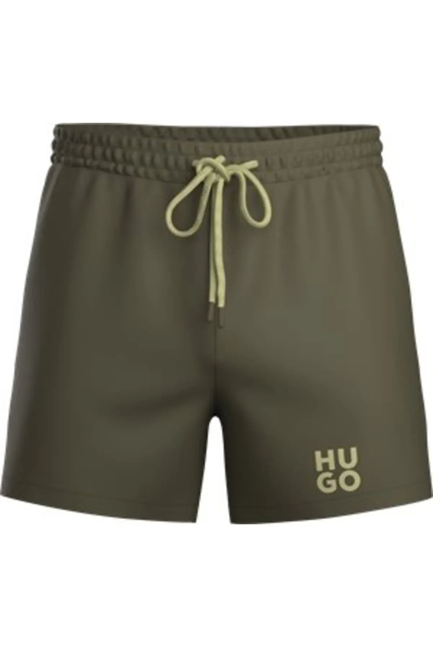 Shorts De Banho De Secagem Rápida Com Estampado De Logo