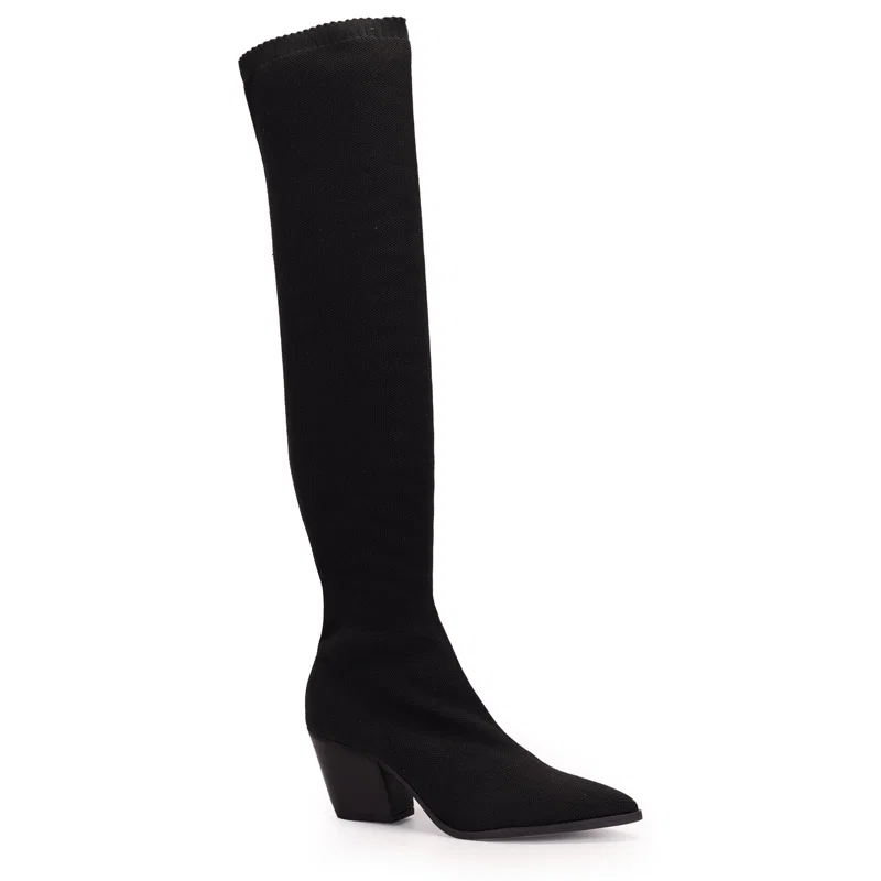 Bota Over The Knee Knit 6cm