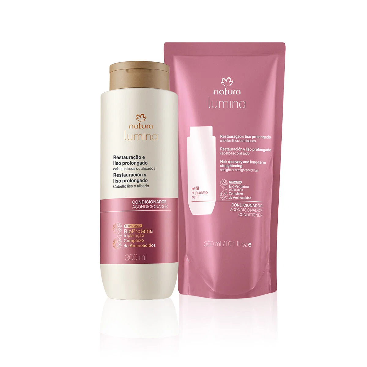 Kit Lumina Condicionador e Refil Restauração e Liso Prolongado (2 produtos)