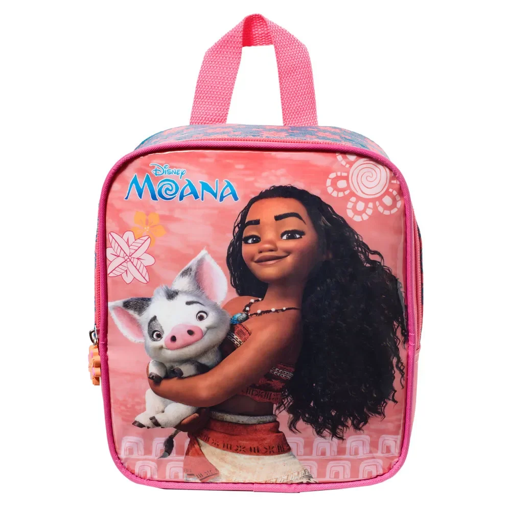 Lancheira Escolar Feminina Térmica Moana Vermelha
