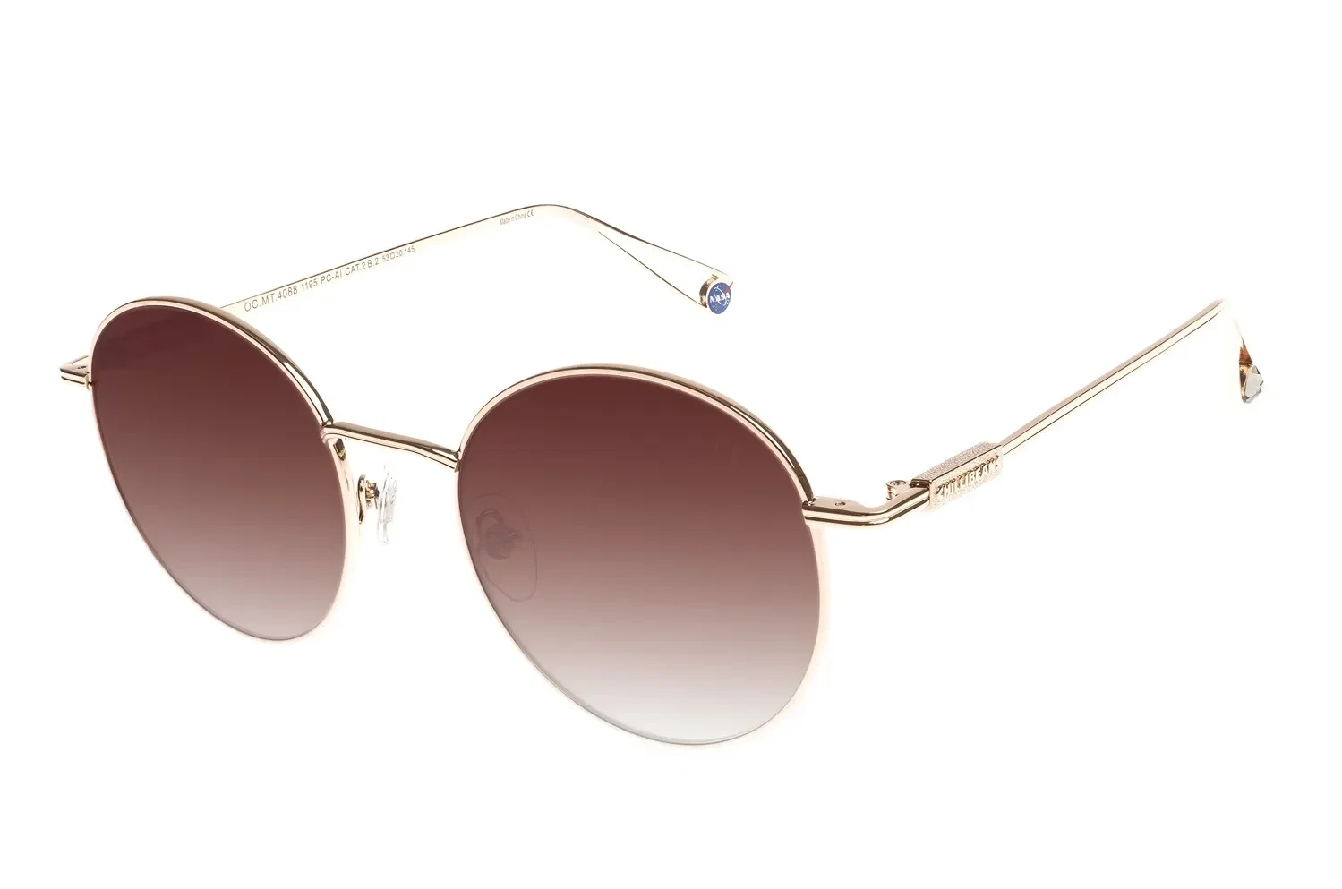 Óculos de Sol Feminino Nasa Redondo Rosé