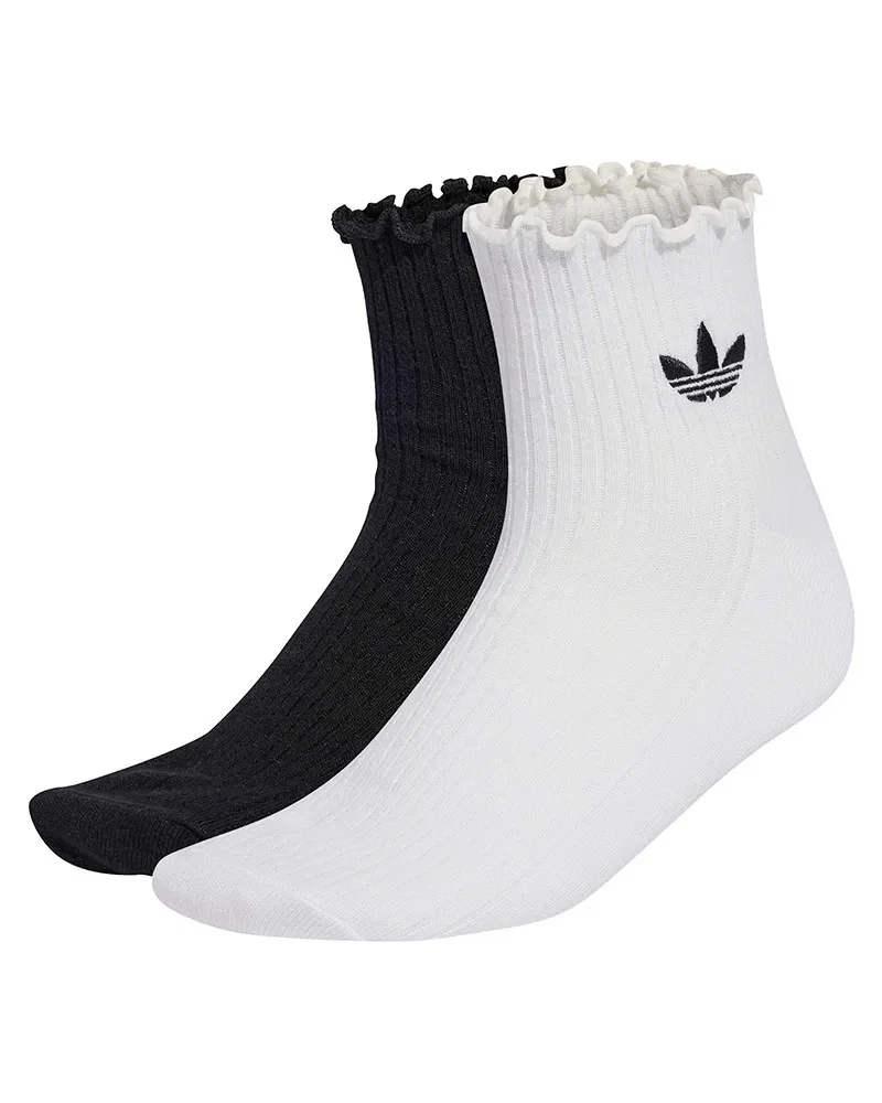 Meia adidas Ruffle 1/4 S Pares Unissex — imagem 1
