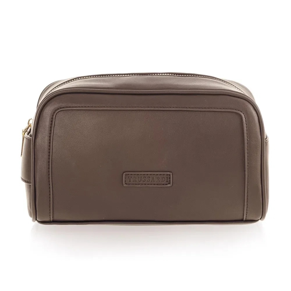 Necessaire em Couro Ecológico 24cm x 14cm Domus