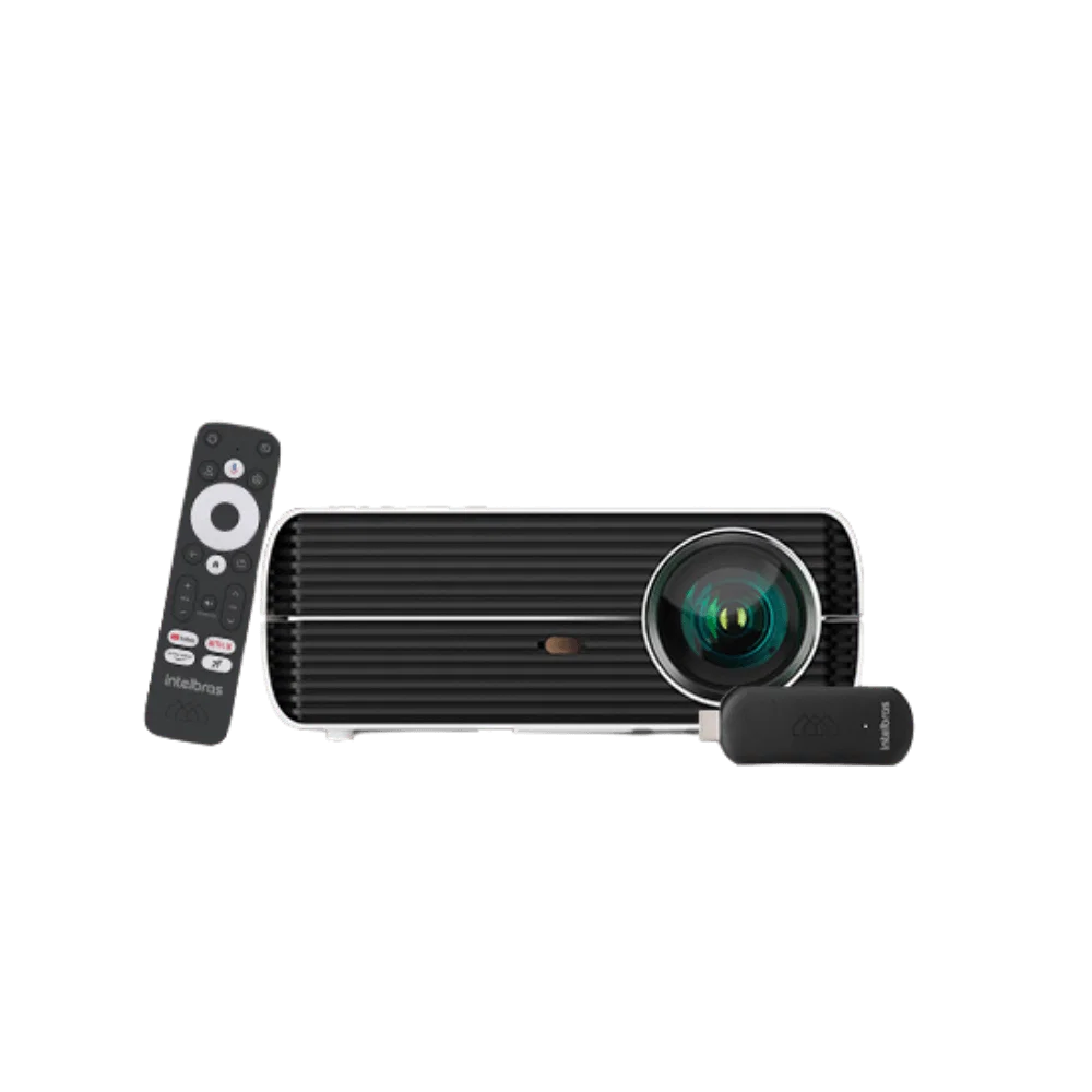 Projetor Full HD e Smart Box TV Stick PFLS410 Intelbras