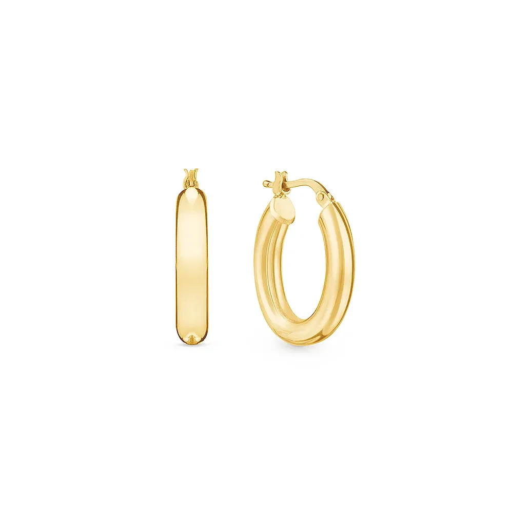 Argola em Ouro Amarelo 18k, 18mm — imagem 1