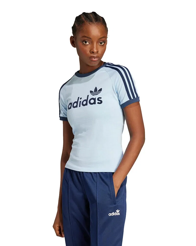 Camiseta Adidas Estampada Linear Cali Feminina — imagem 1