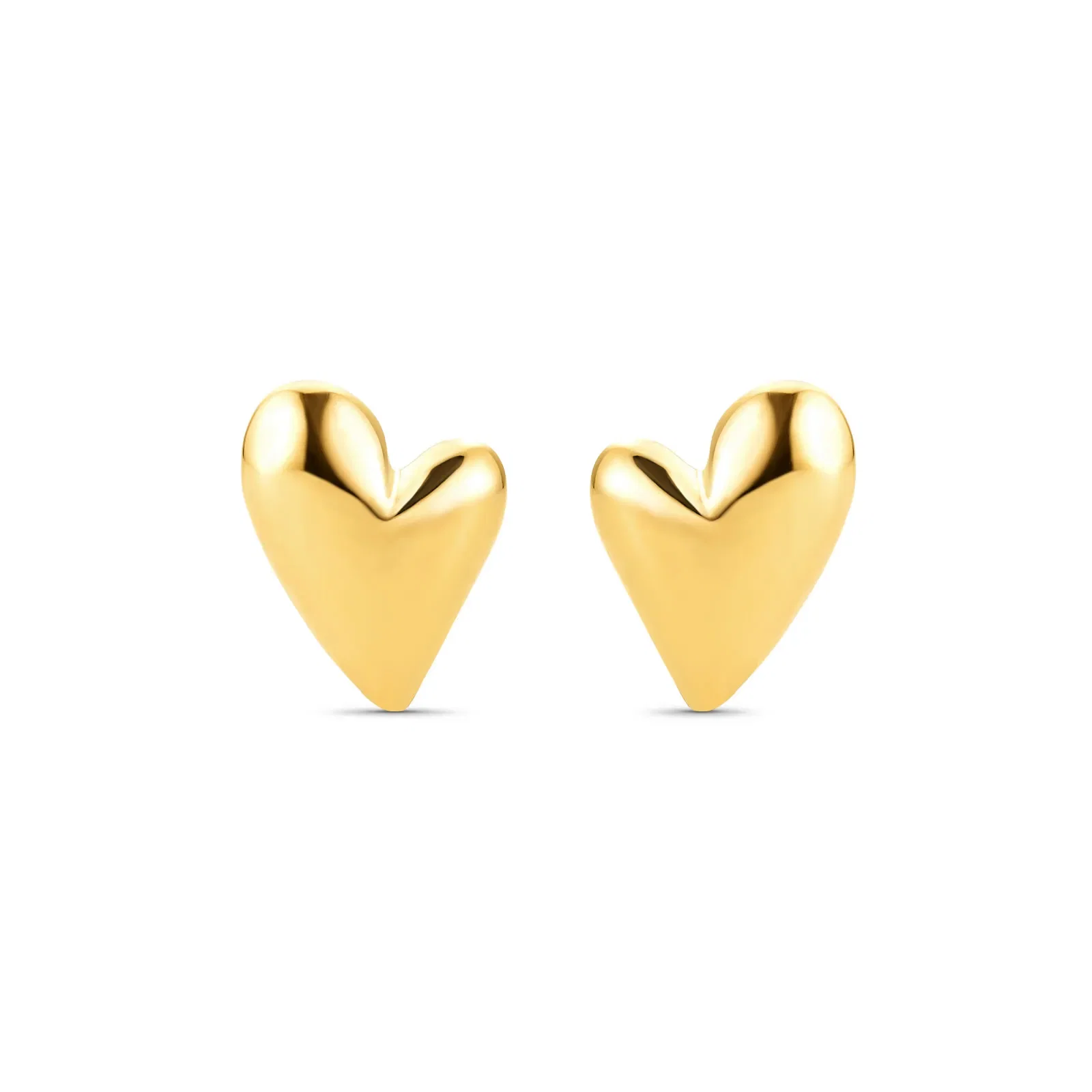 Brinco Life Galaxy Coração em Prata 925 com Banho de Ouro Amarelo 18k