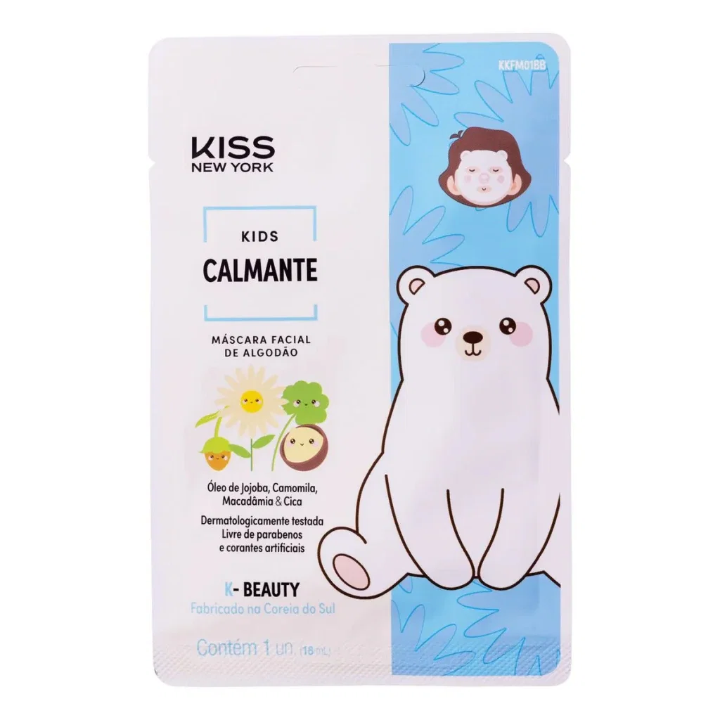 Máscara Facial Kiss New York Kids Calmante