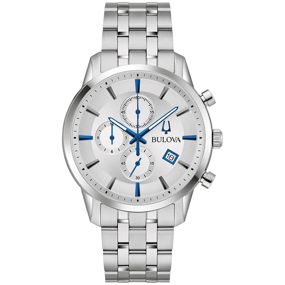 Relógio Bulova Classic Masculino Aço Prata 96b404n — imagem 1