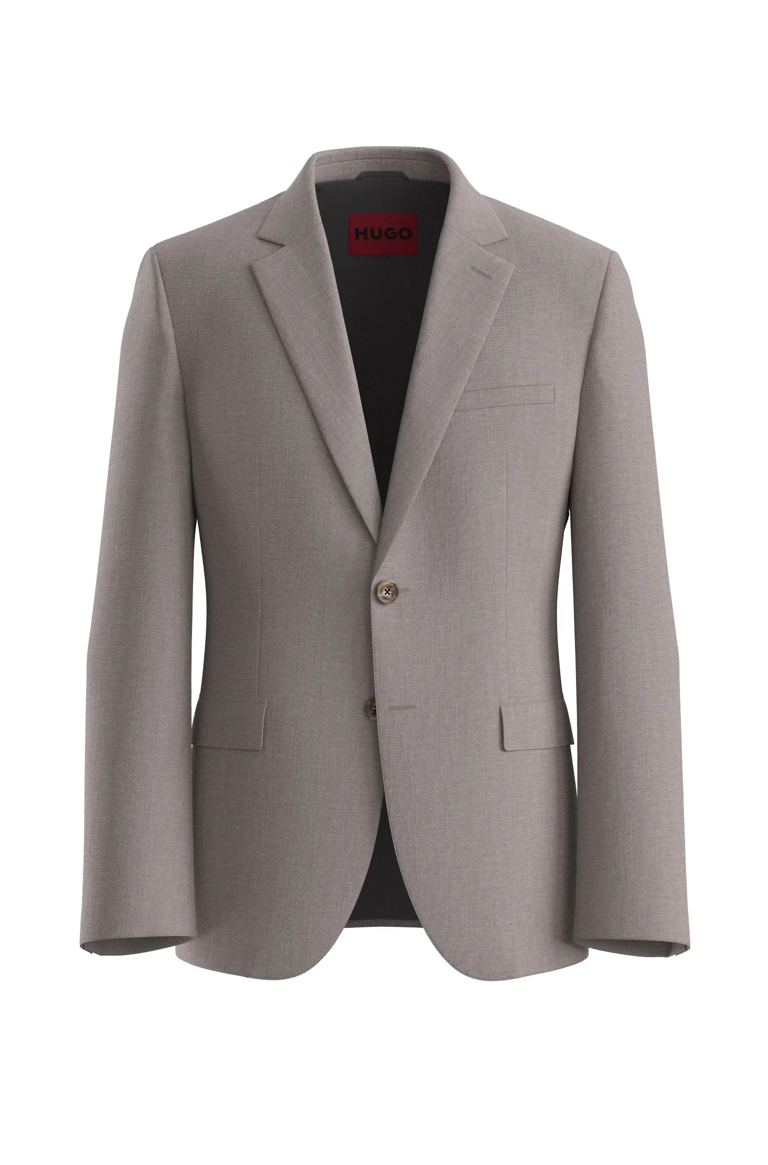 Blazer Extra Slim Fit Fit De Mistura De Algodão
