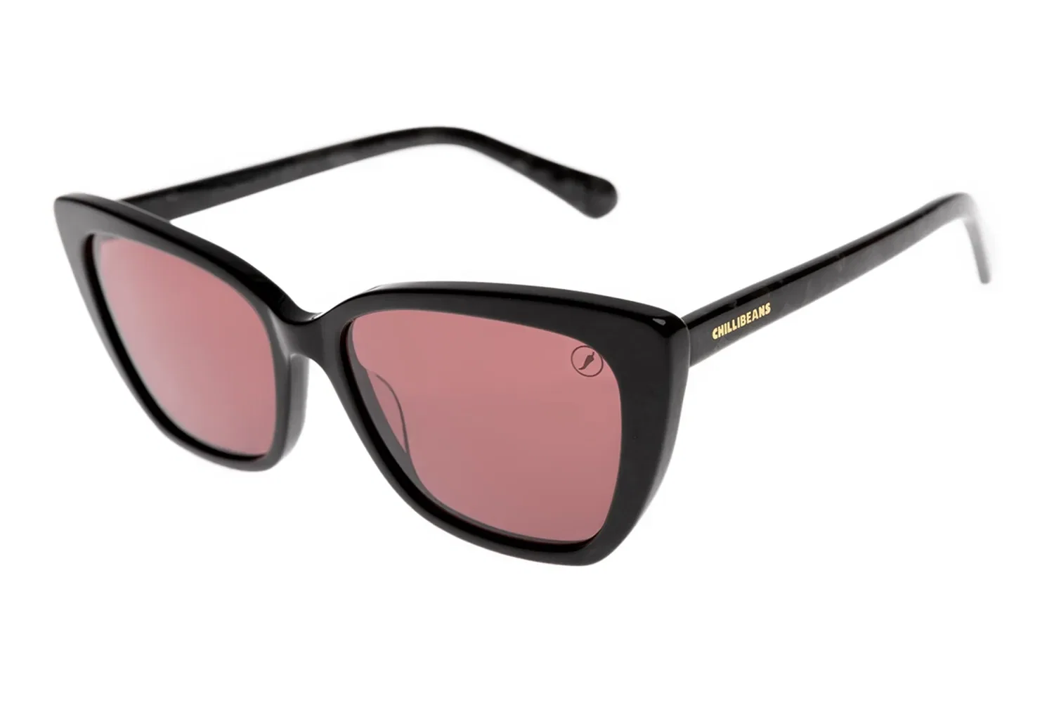 Óculos de Sol Feminino Chilli Beans Cat Preto — imagem 1