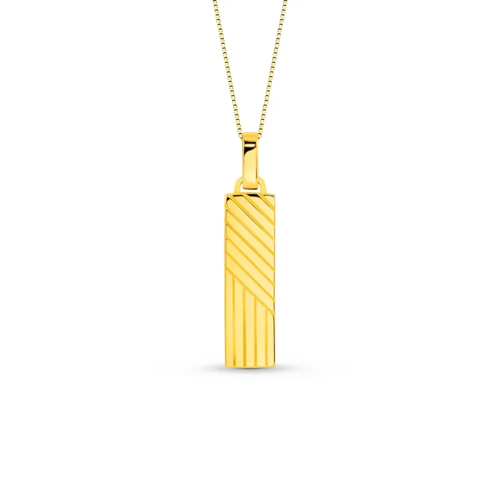 Pingente Line em Ouro Amarelo 18k, 28.5mm — imagem 1