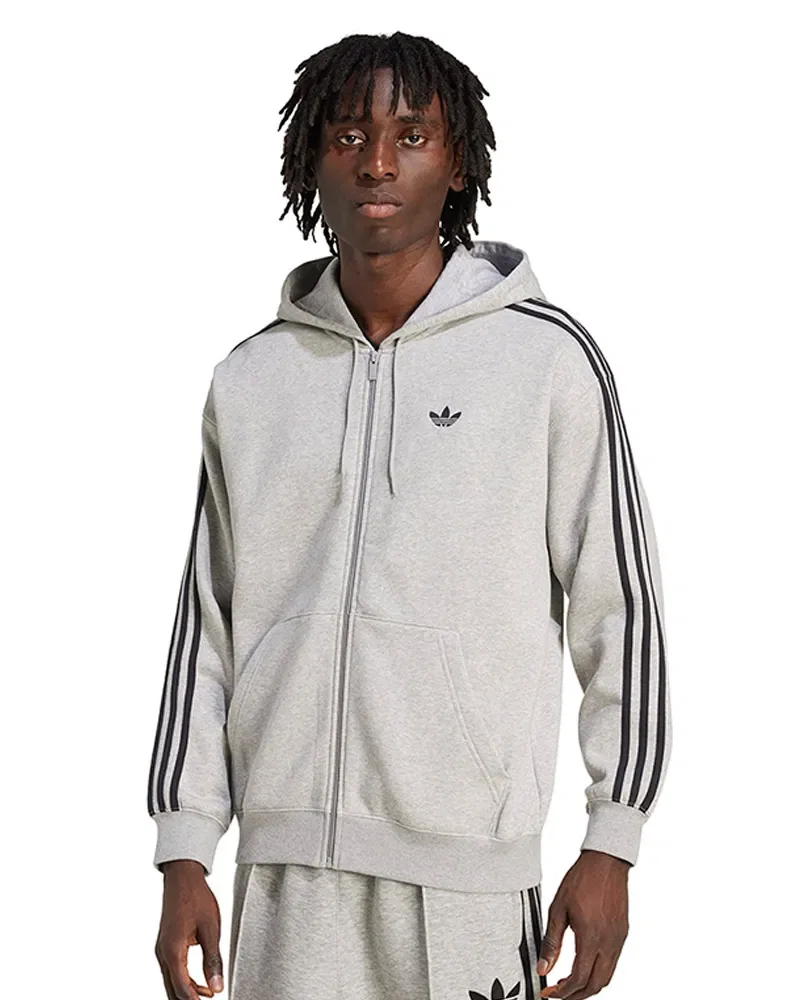 Jaqueta Adidas Moletom 3 stripes Masculina — imagem 1