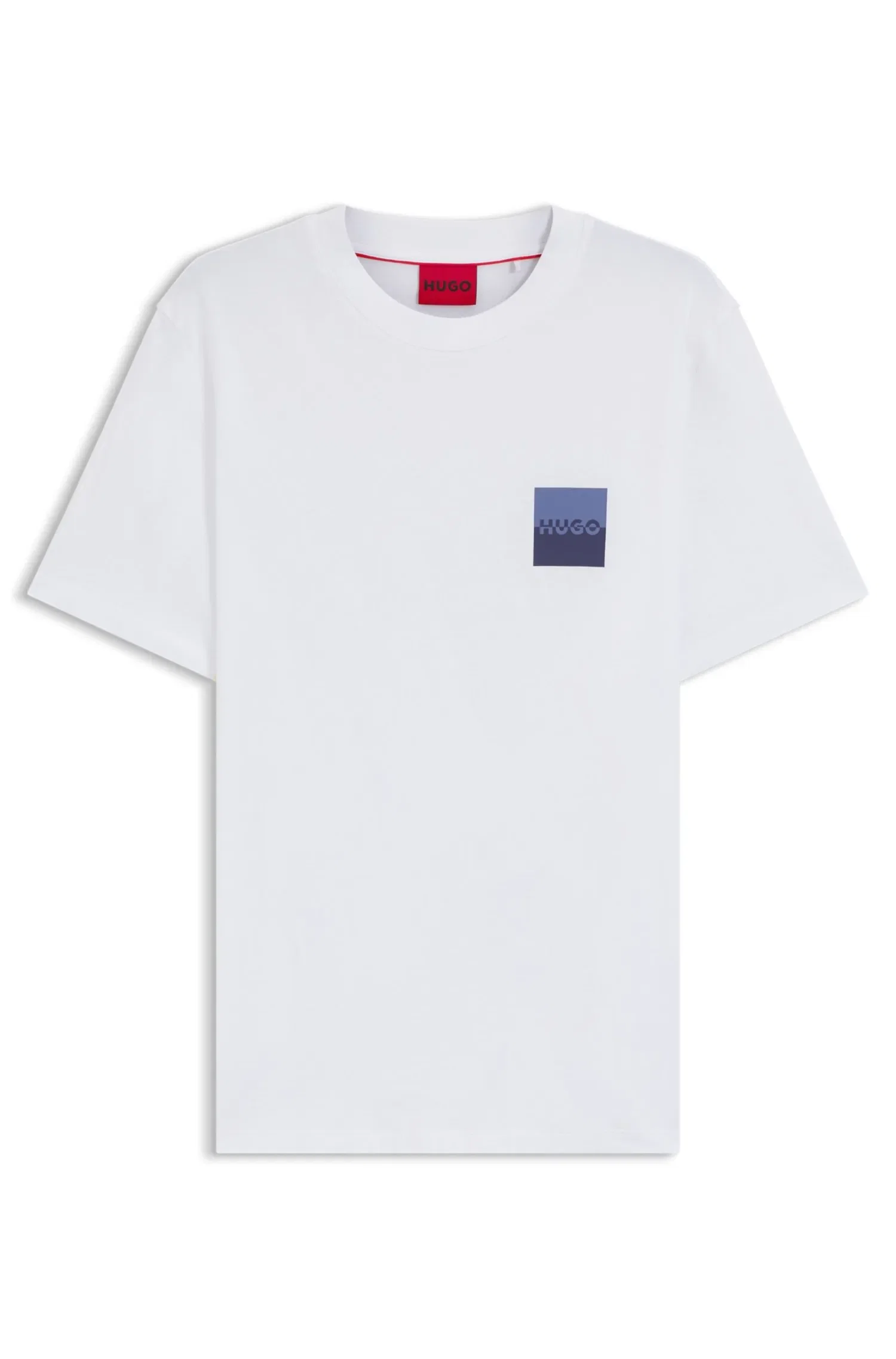 Camiseta Em Jersey De Algodão Com Estampa De Logo Dividido — imagem 1