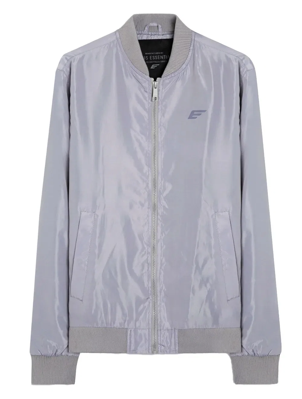 Jaqueta Ellus Masculina Nylon Light Arm Pocket Cinza