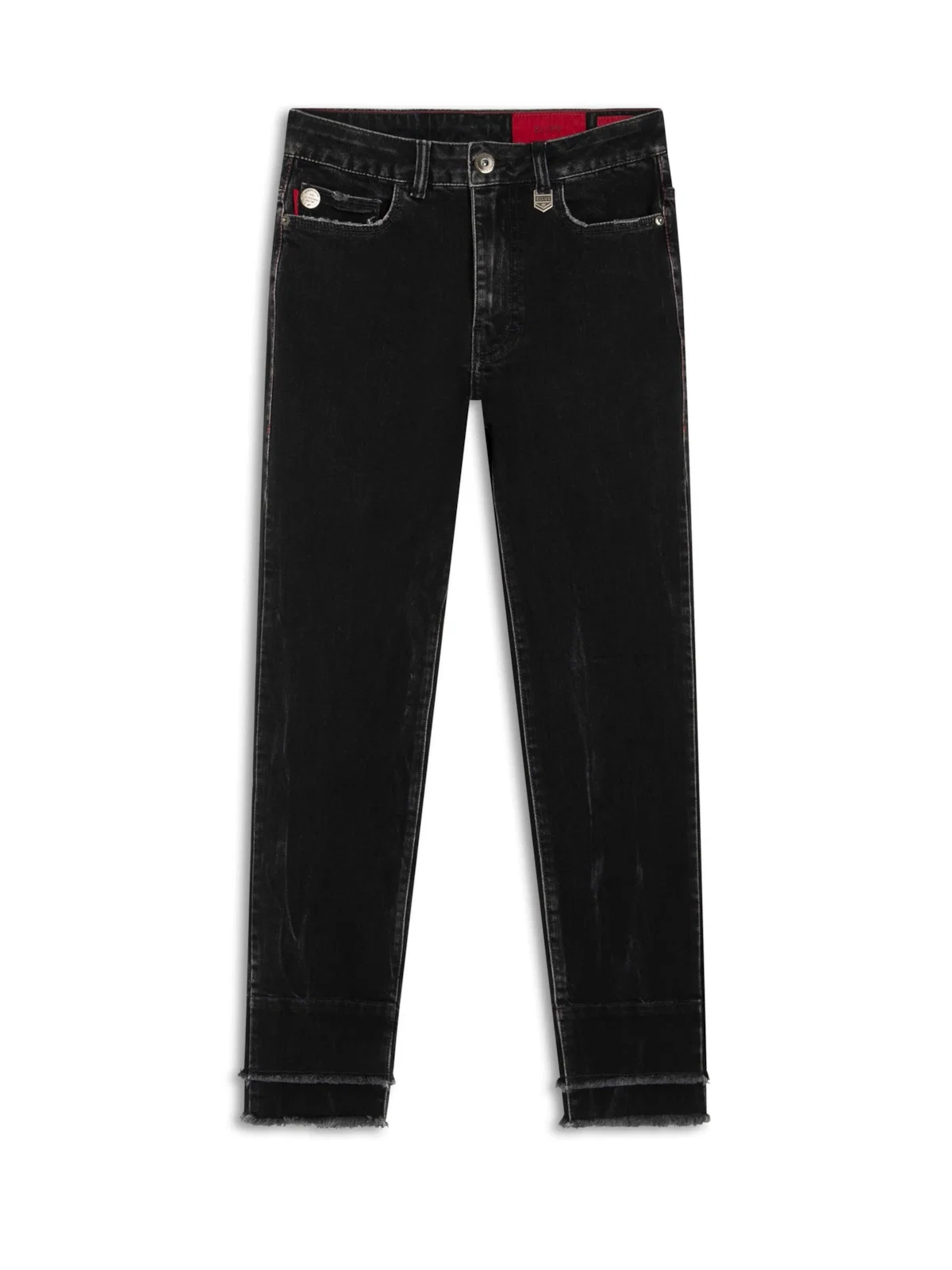 Calça Jeans Intense Black Skinny 1597 Lav.Black C/ Tie Dye — imagem 1