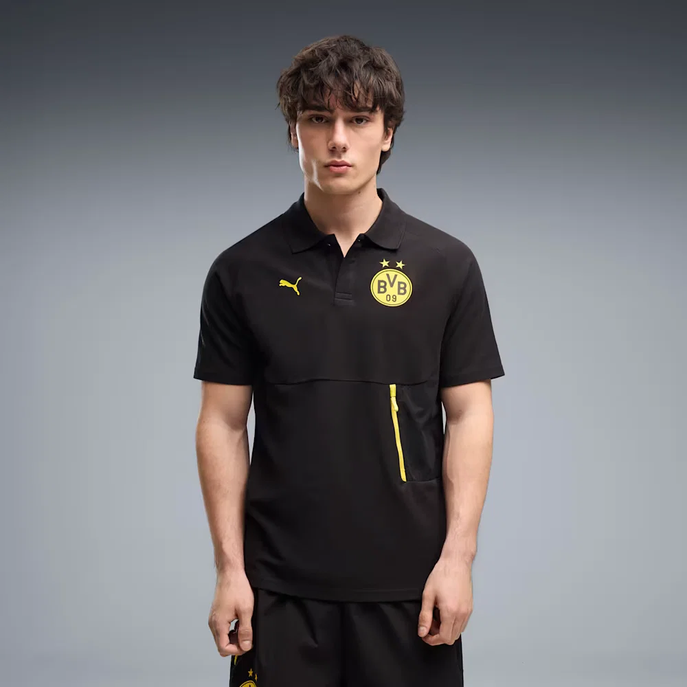 Camisa Polo Pumatech Borussia Dortmund Masculino