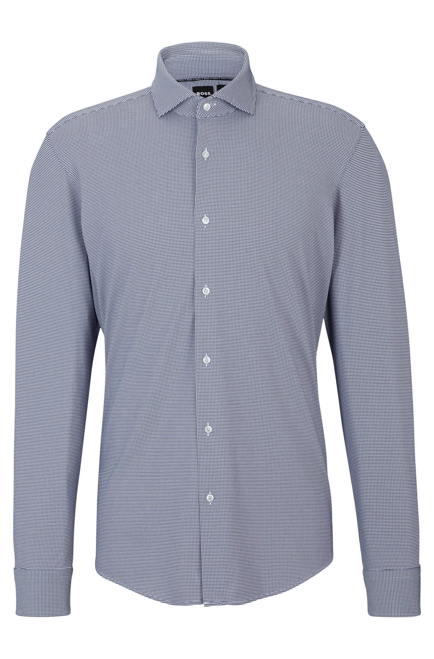 Camisa Regular Fit Em Tecido Estruturado