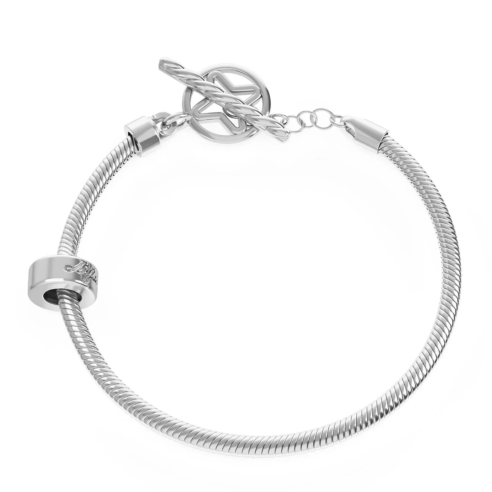 Pulseira Life Estrela em Prata 925 — imagem 1