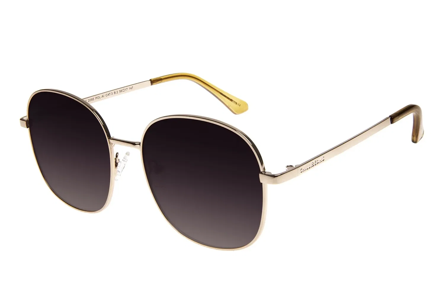 Óculos de Sol Feminino Chilli Beans Polarizado Redondo Slim Degradê — imagem 1