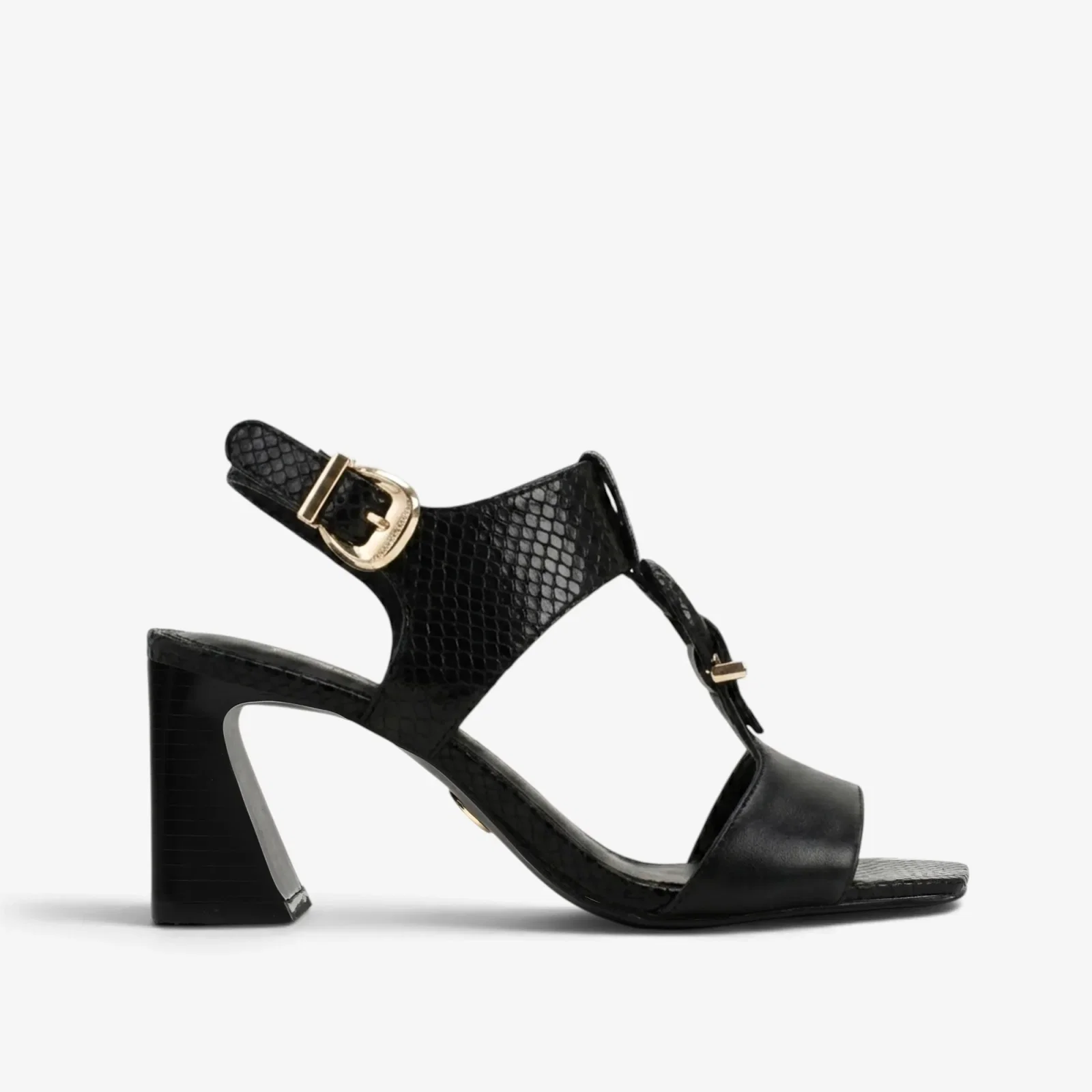 Sandália Preto Couro