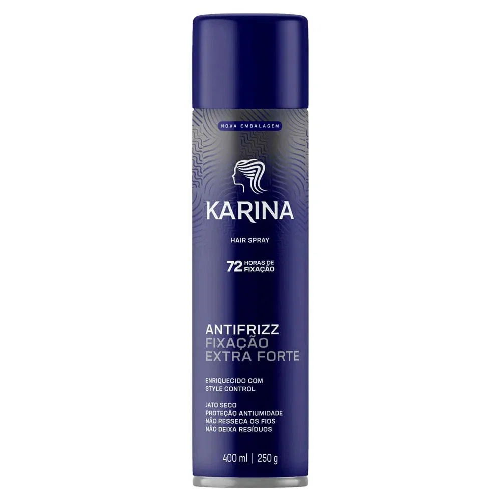 Spray Fixador Karina Fixação Extra Forte 400ml