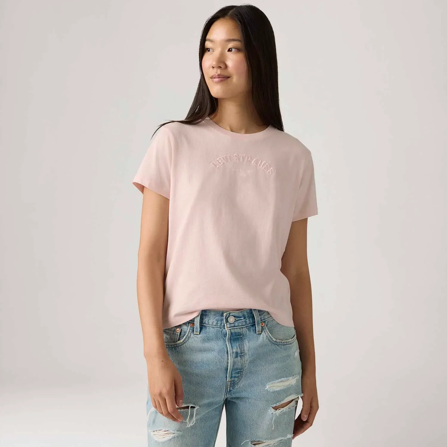 Camiseta Levi's® Graphic Favorite Rosa — imagem 1