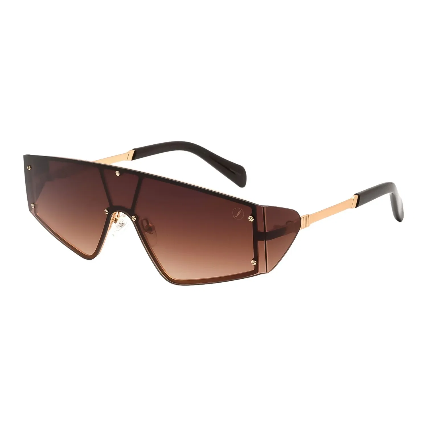 Óculos de Sol Feminino Bended Lenses Quadrado Dourado