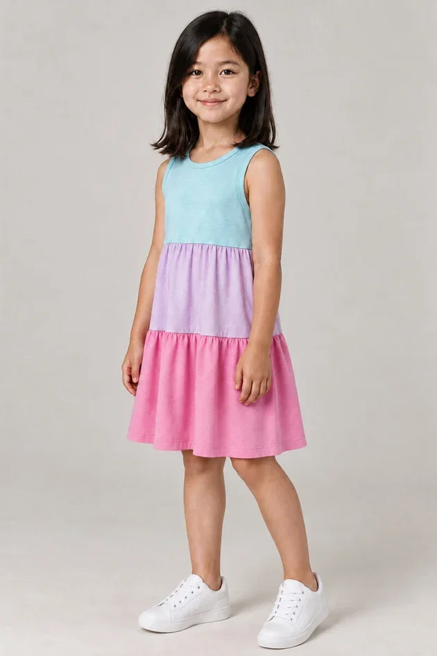 Vestido Infantil em Malha — imagem 1
