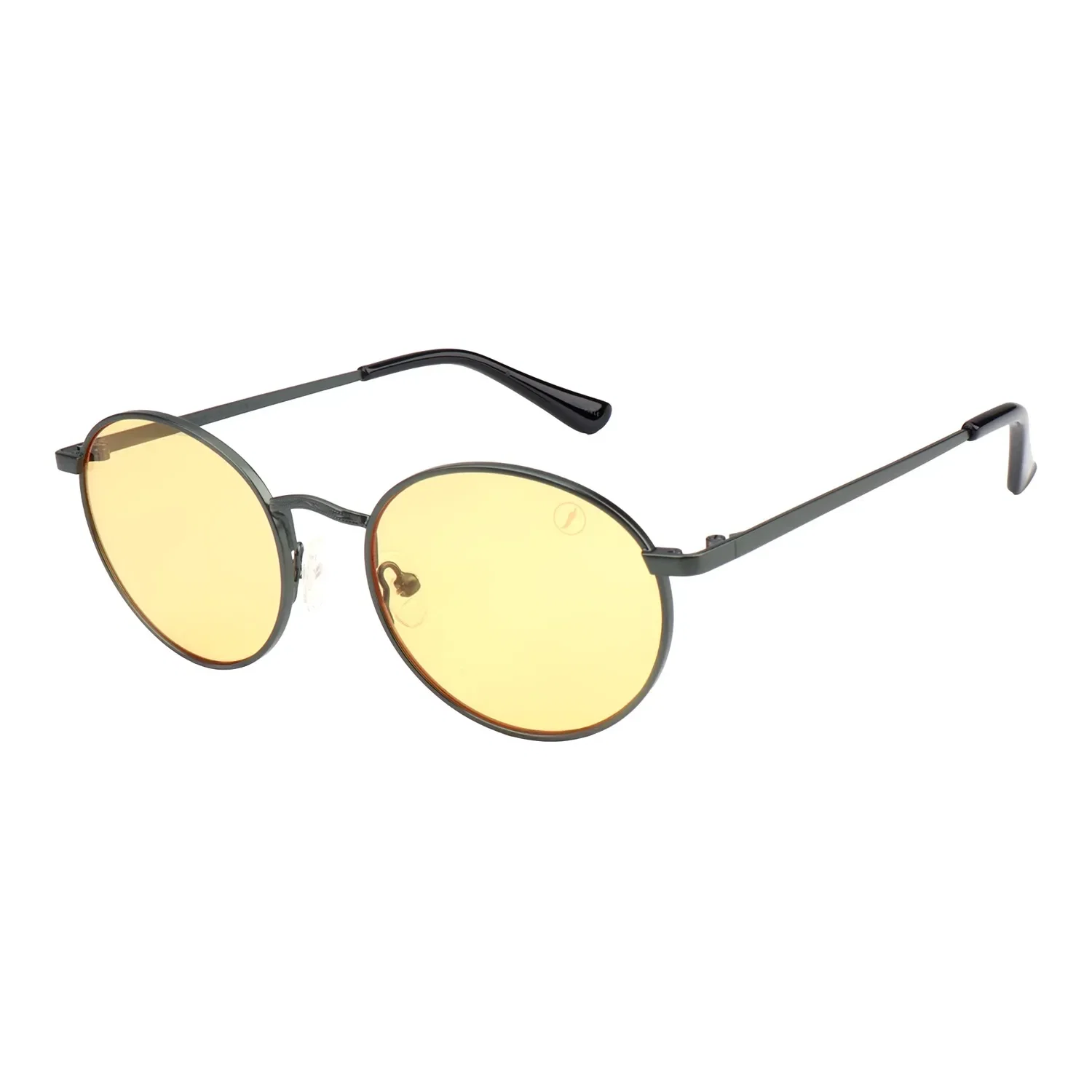 Óculos de Sol Feminino Chilli Beans Redondo Amarelo — imagem 1