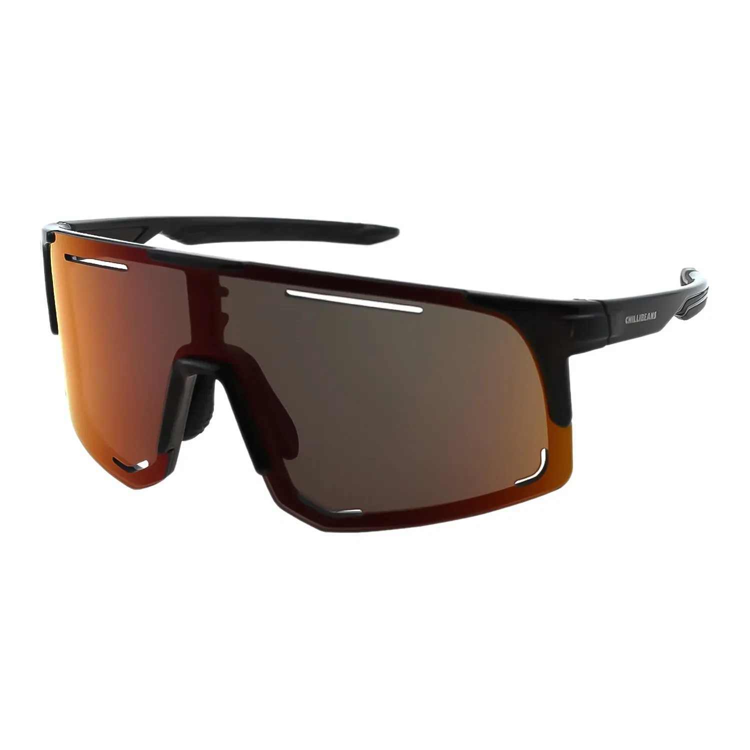Óculos de Sol Masculino Chilli Beans Esporte Espelhada Preto — imagem 1