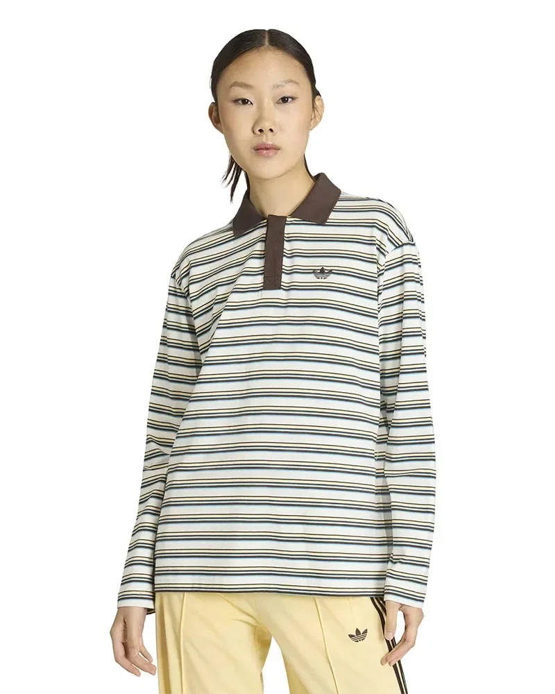 Camisa Adidas Polo Striped OVZD Feminina — imagem 1