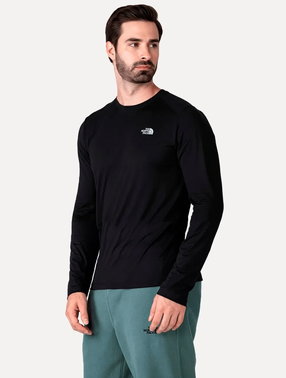 Camiseta The North Face Masculina Hyper Tee Manga Longa Preta