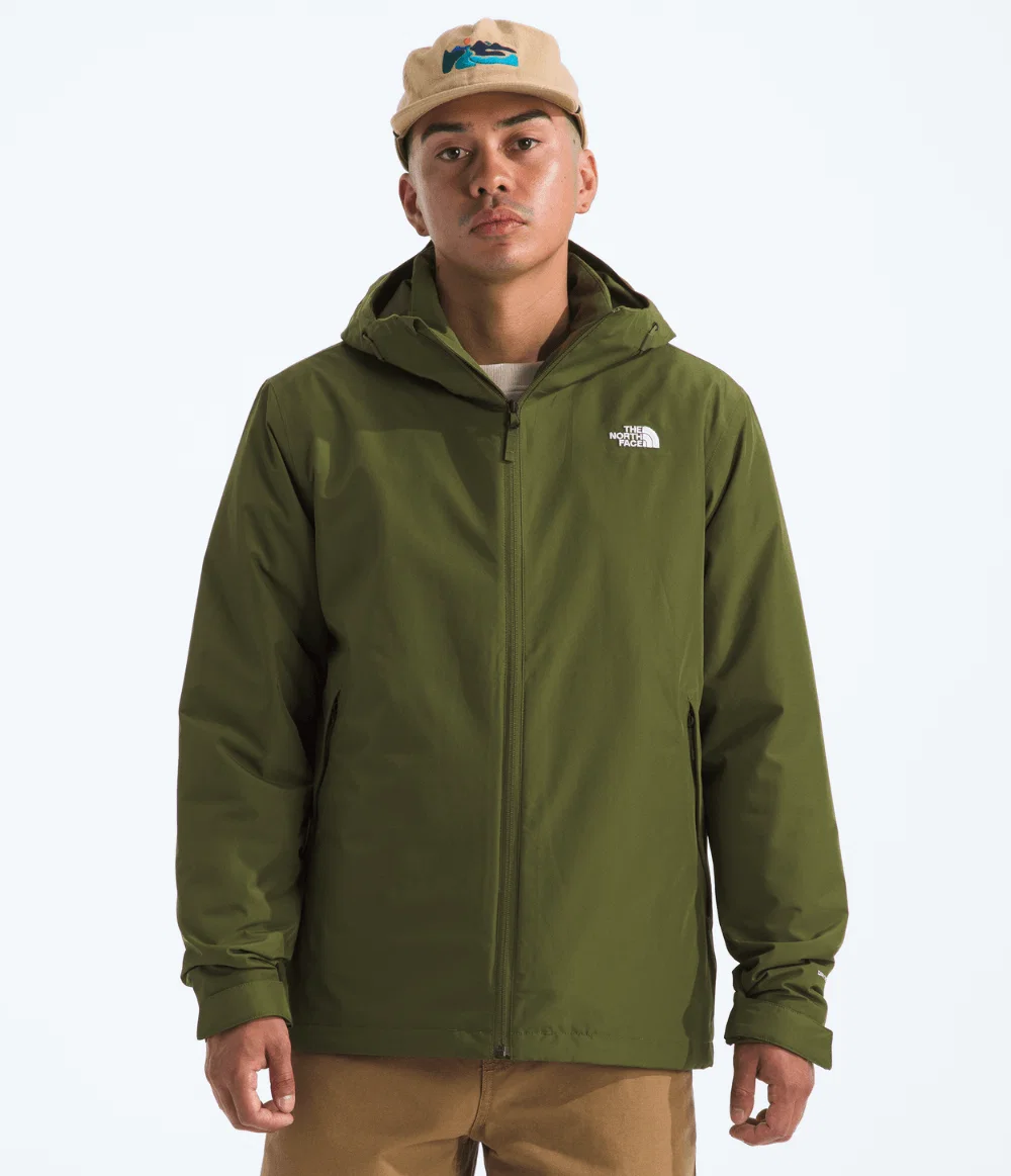 Jaqueta Masculina Carto Mono Triclimate Hooded Woodland Green