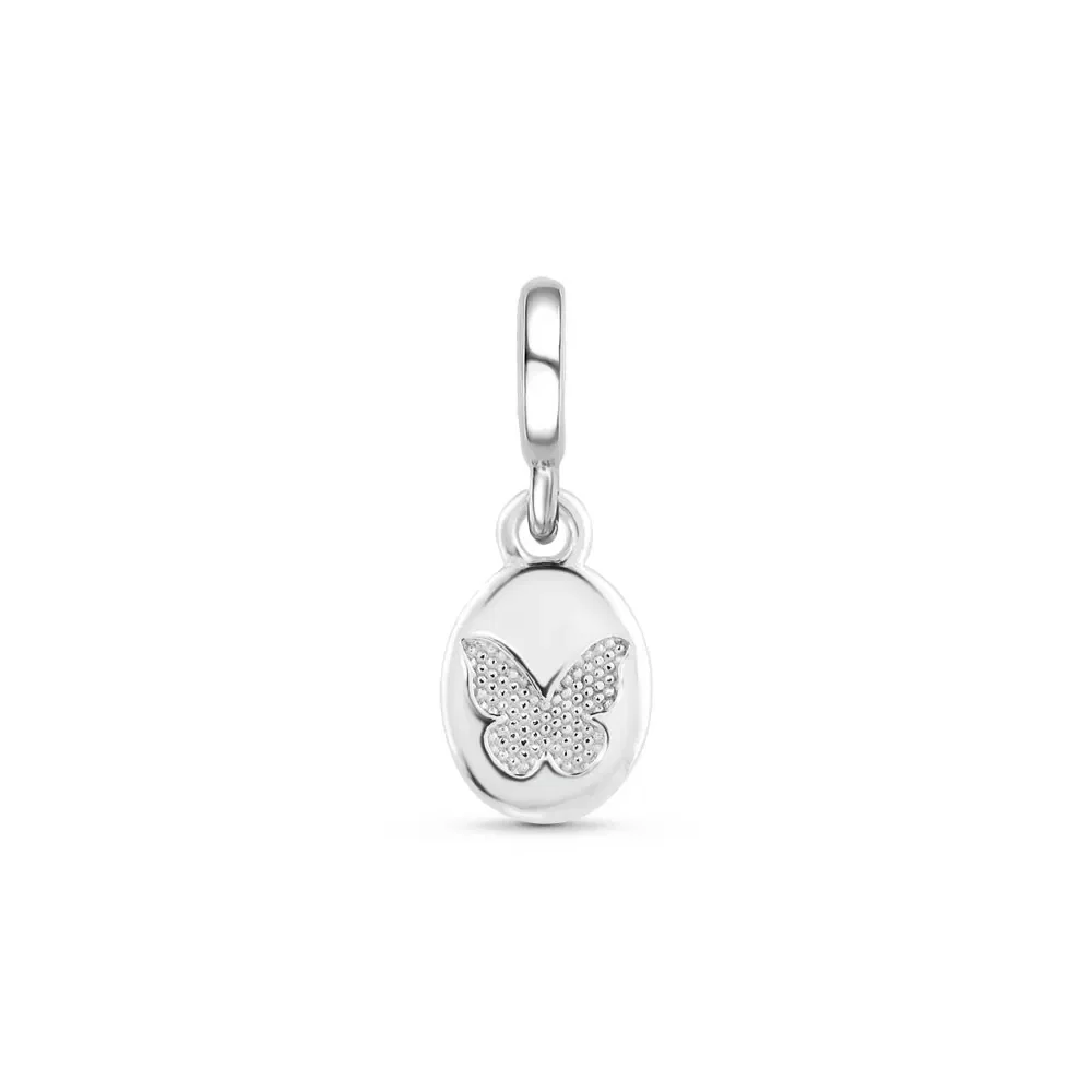 Pingente Life Borboleta em Prata 925