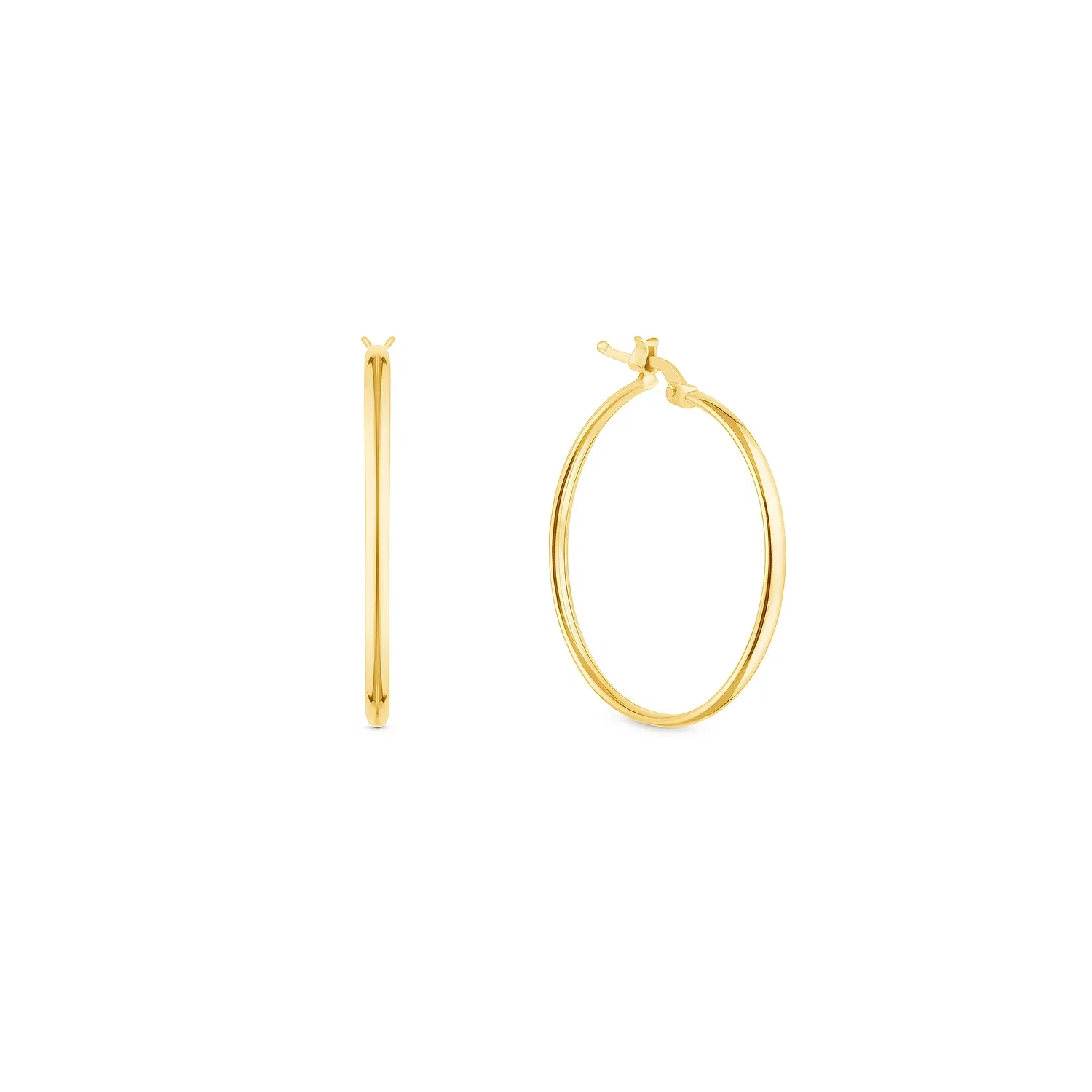 Argola em Ouro Amarelo 18k, 21mm — imagem 1