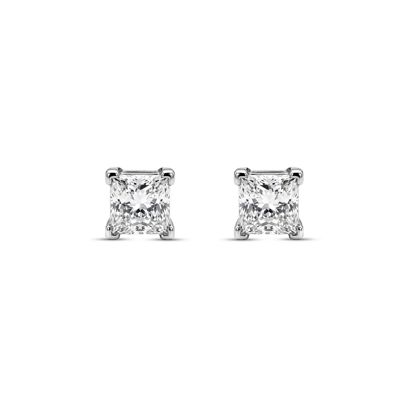 Brinco Solitário Cielo em Ouro Branco 18k com 0,6ct de Diamante de Laboratório