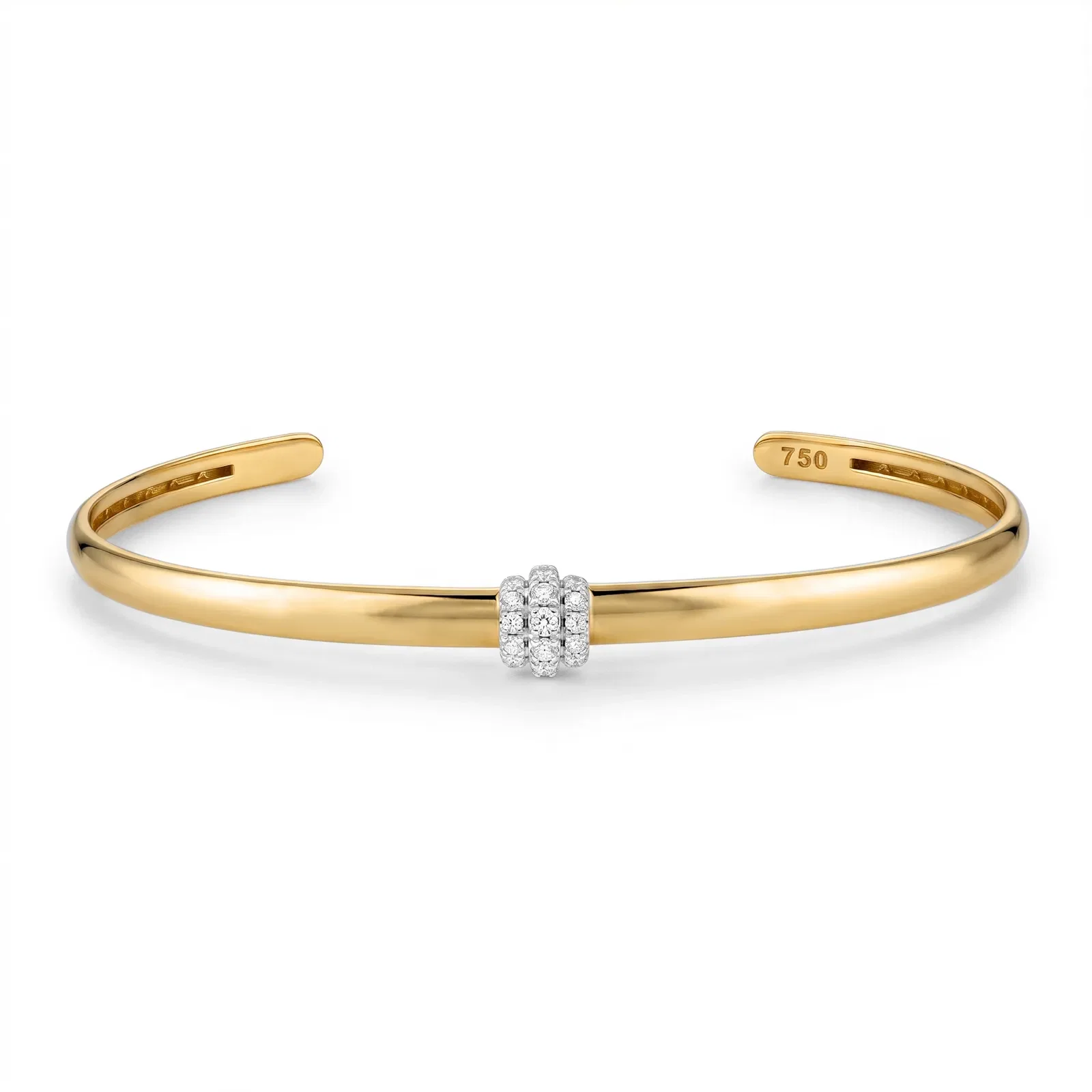 Pulseira Ópera em Ouro Amarelo 18k com Diamantes