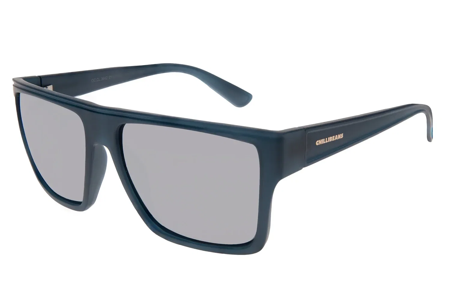 Óculos De Sol Masculino Chilli Beans Clássicos Quadrado Polarized Azul — imagem 1