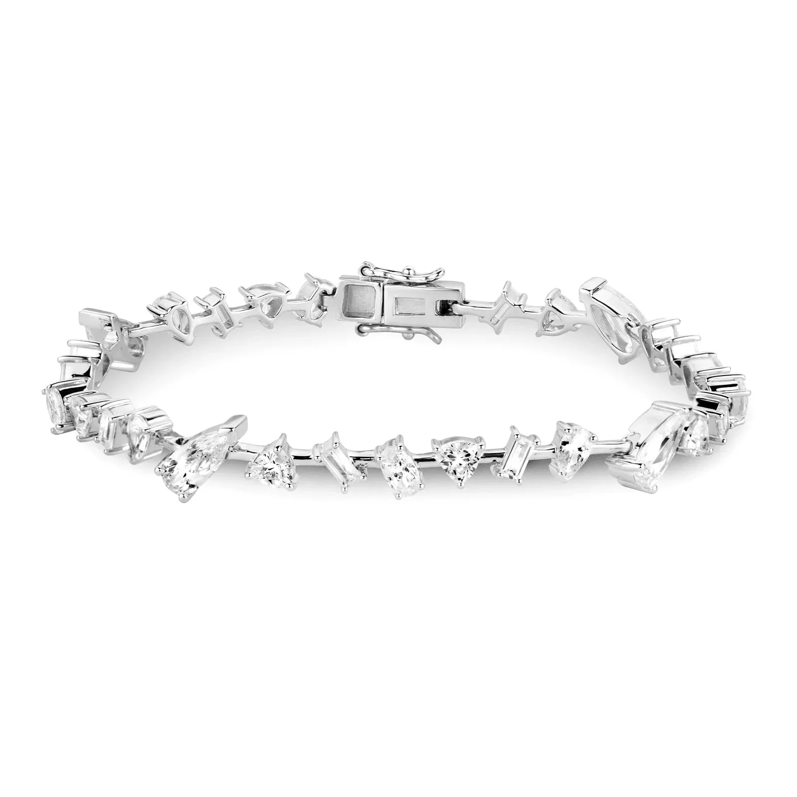 Pulseira Life Aspen em Prata 925 com Pedras Incolores — imagem 1