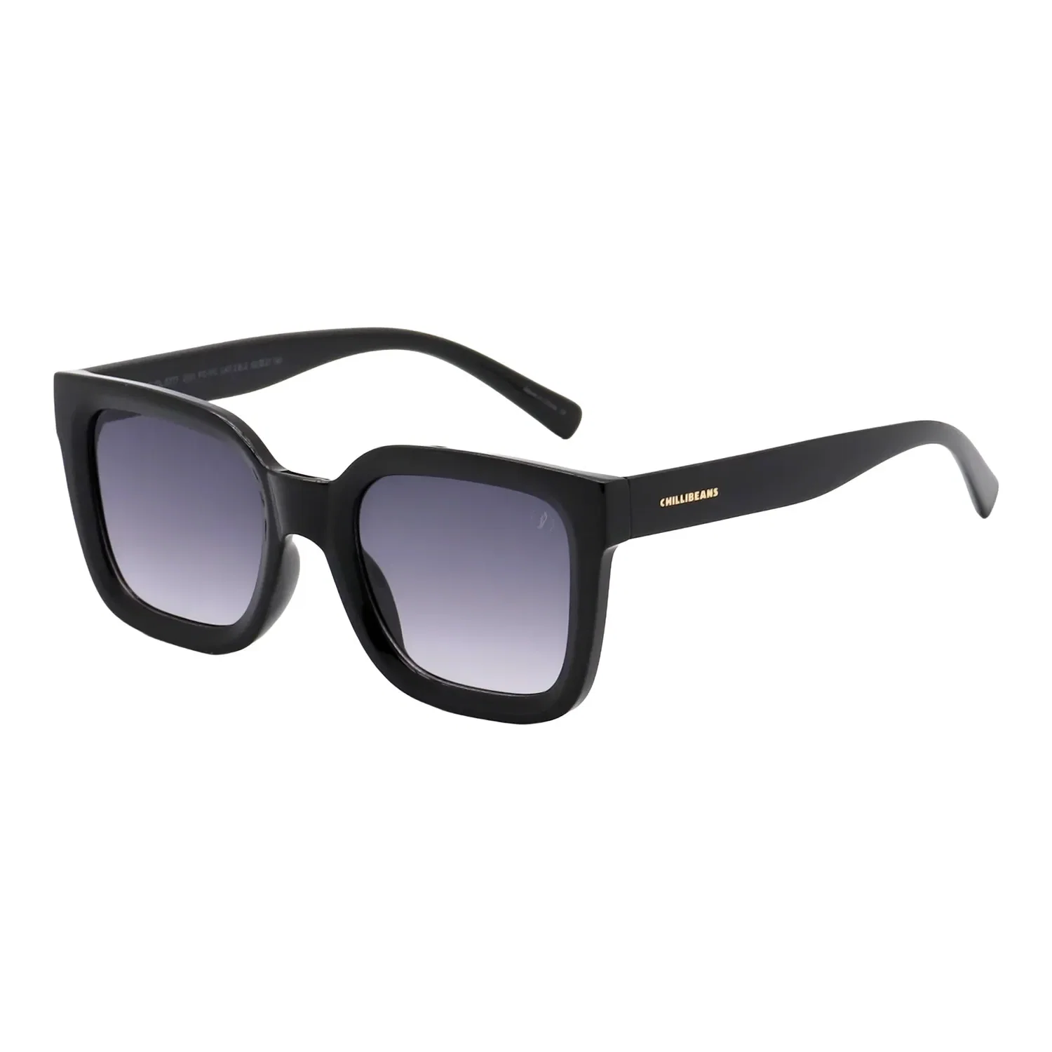 Óculos de Sol Feminino Chilli Beans Quadrado Degradê Preto — imagem 1