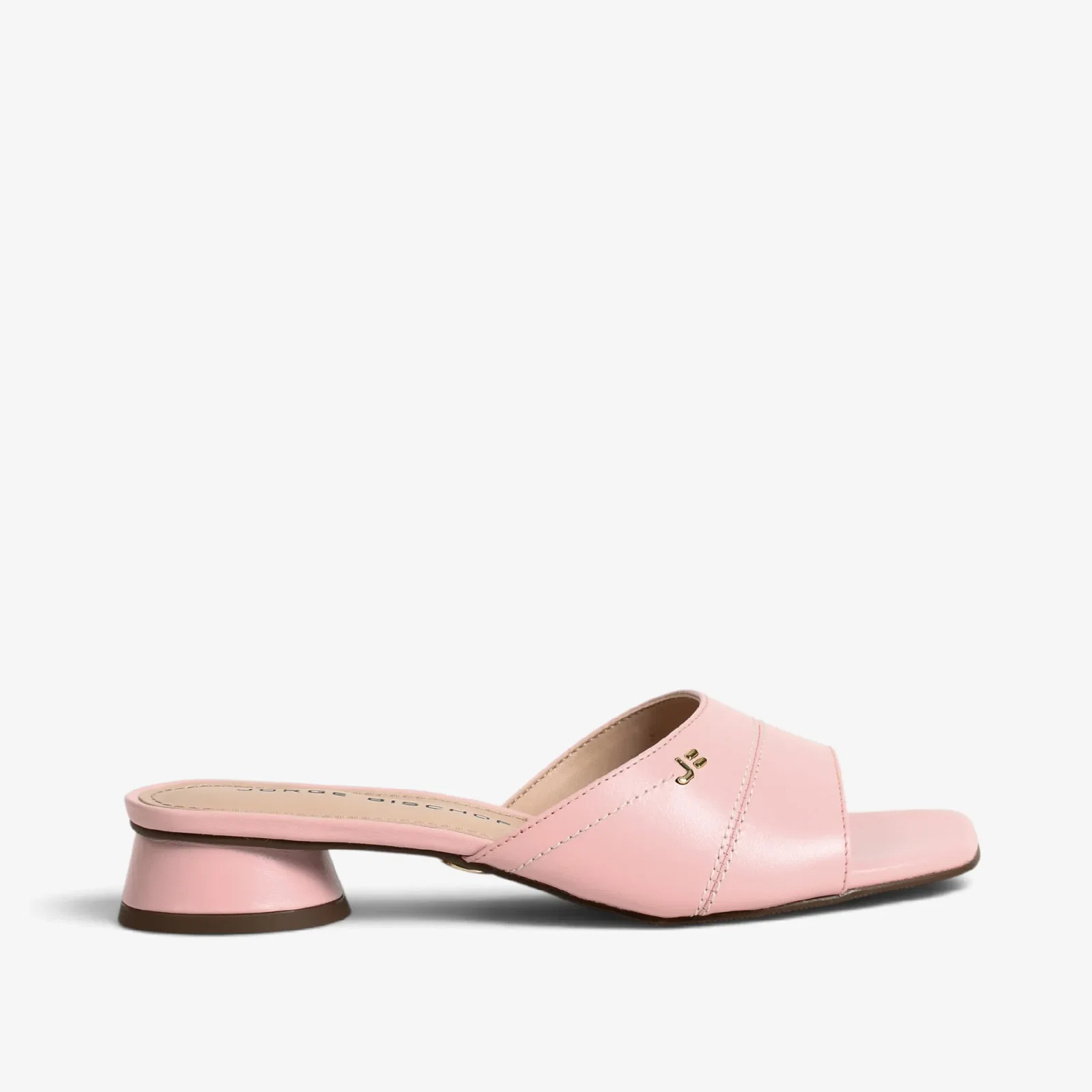 Tamanco Rosa Light Pink Couro