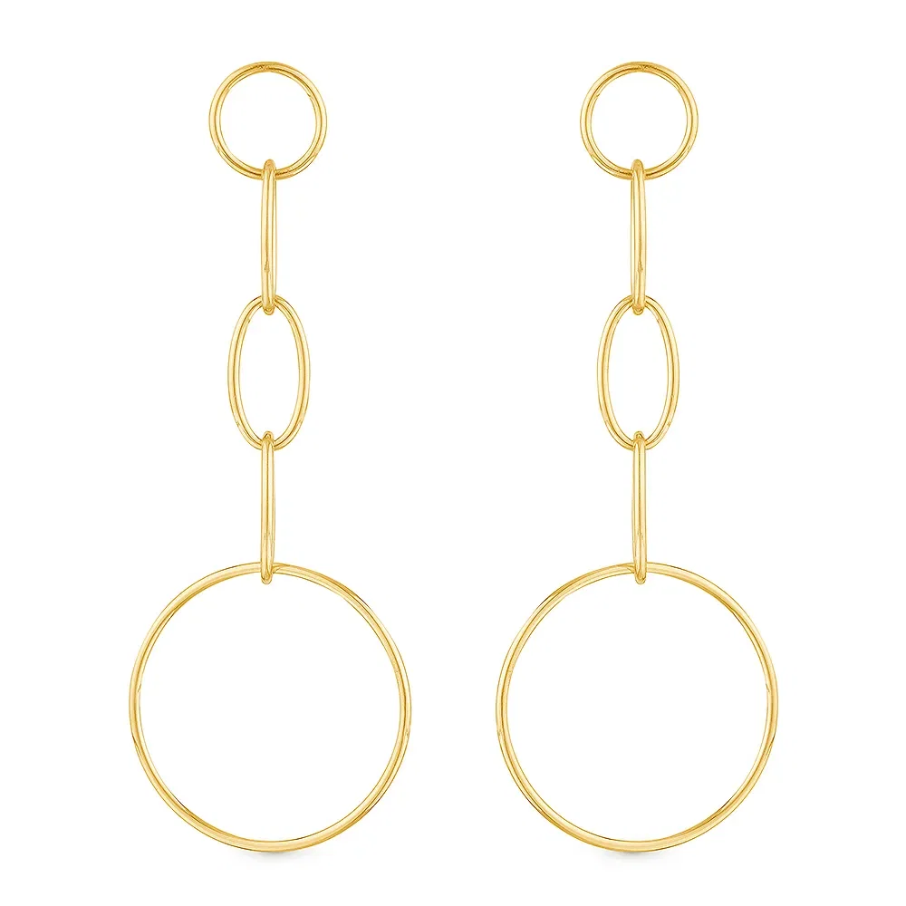 Argola Design em Ouro Amarelo 18k, 67mm