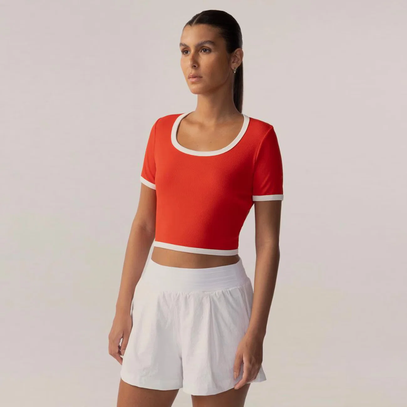 Blusa Fila Cropped Rib Feminina