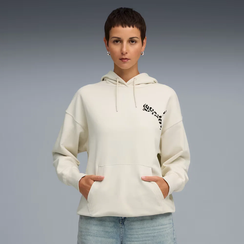 Moletom com Capuz Leo Luxe Oversized Feminino — imagem 1