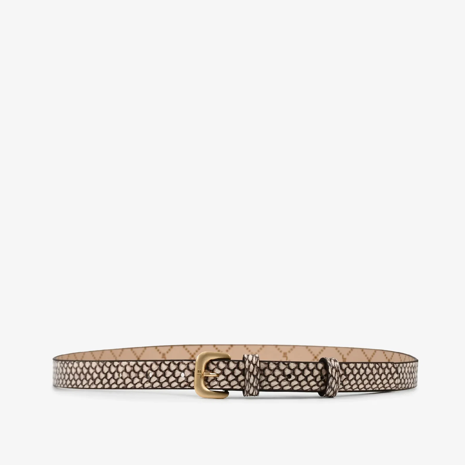 Cinto Marrom Terroir Snake Couro